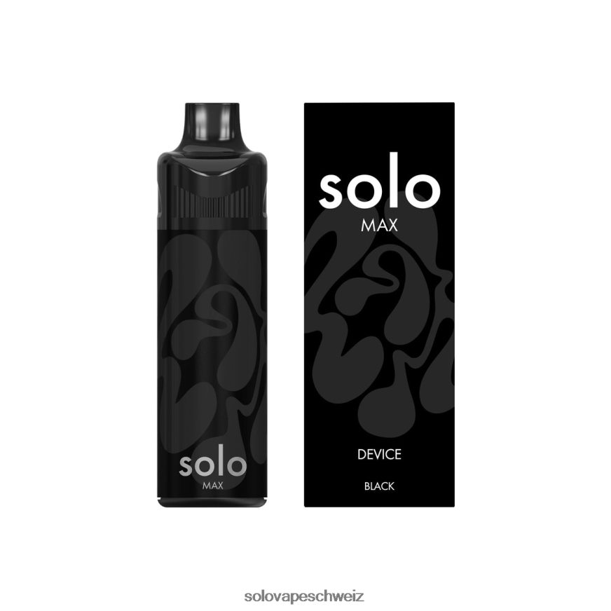 Schwarz Solo MAX Pod-Gerät VXT6N272 | Vape Solo Einweg